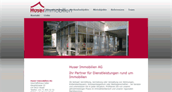 Desktop Screenshot of huserimmobilien.ch